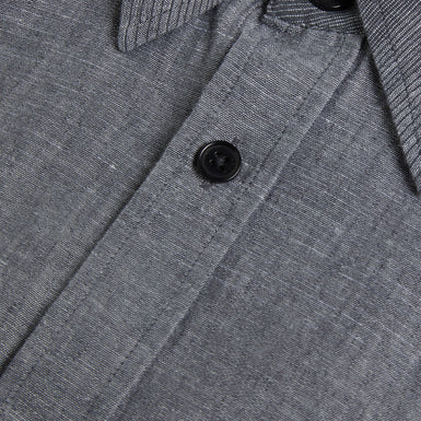 Men's Ackley-Ls Regular Ombre Print Shirt Black