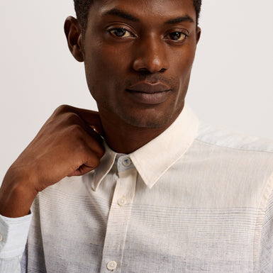 Men's Ackley-Ls Regular Ombre Print Shirt Multicol