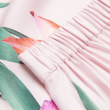 Women's Salca-Printed Wide Leg Trouser Lt-Pink