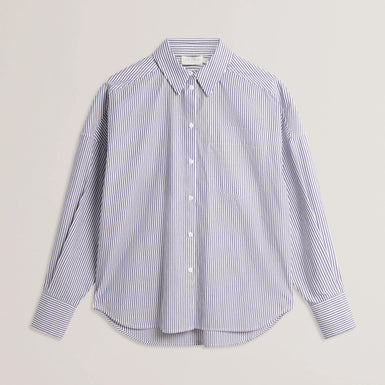 Women's VINALES-Boyfriend Fit Striped Cotton