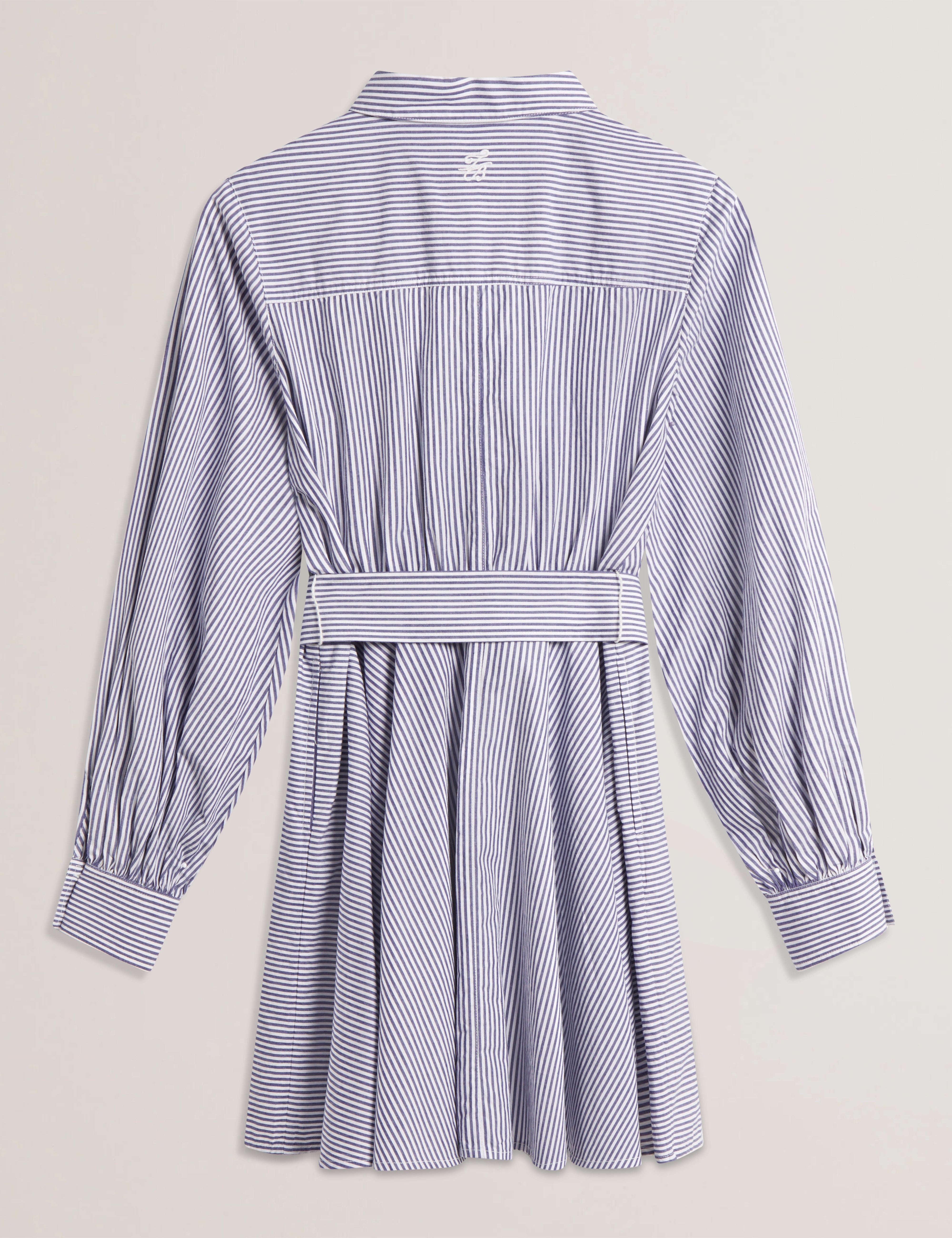 Women's IBARRA-Cotton Shirt Mini Dress Navy