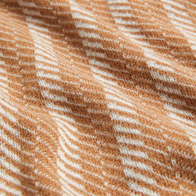 Men's Dotiz-Ss Regular Jacquard Polo Brown