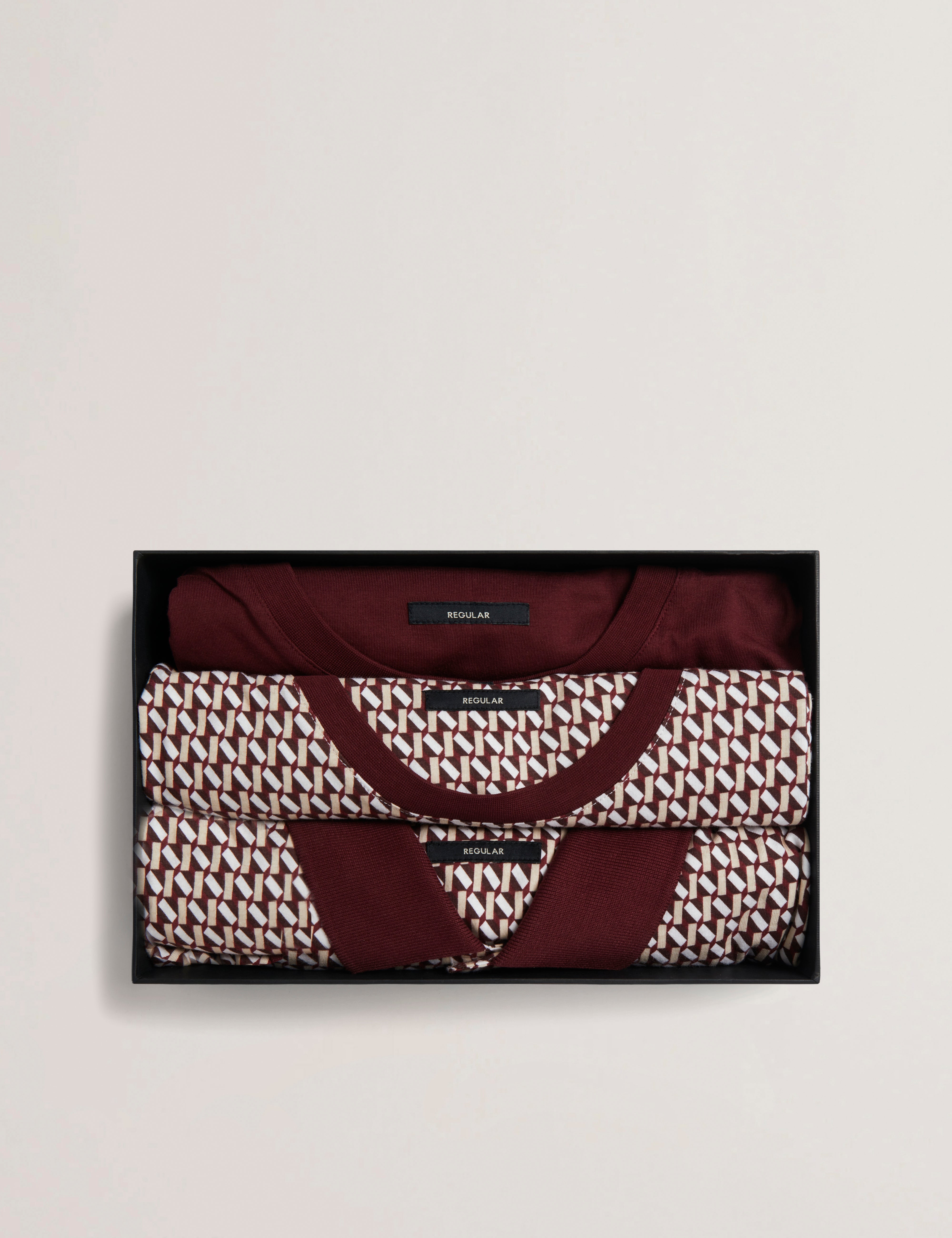 Men's Sangs-Ss Jersey Geo Multipack Maroon