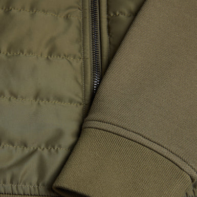 Men's Entil-Ls Regular Fit Quilted Funnel Neck Khaki