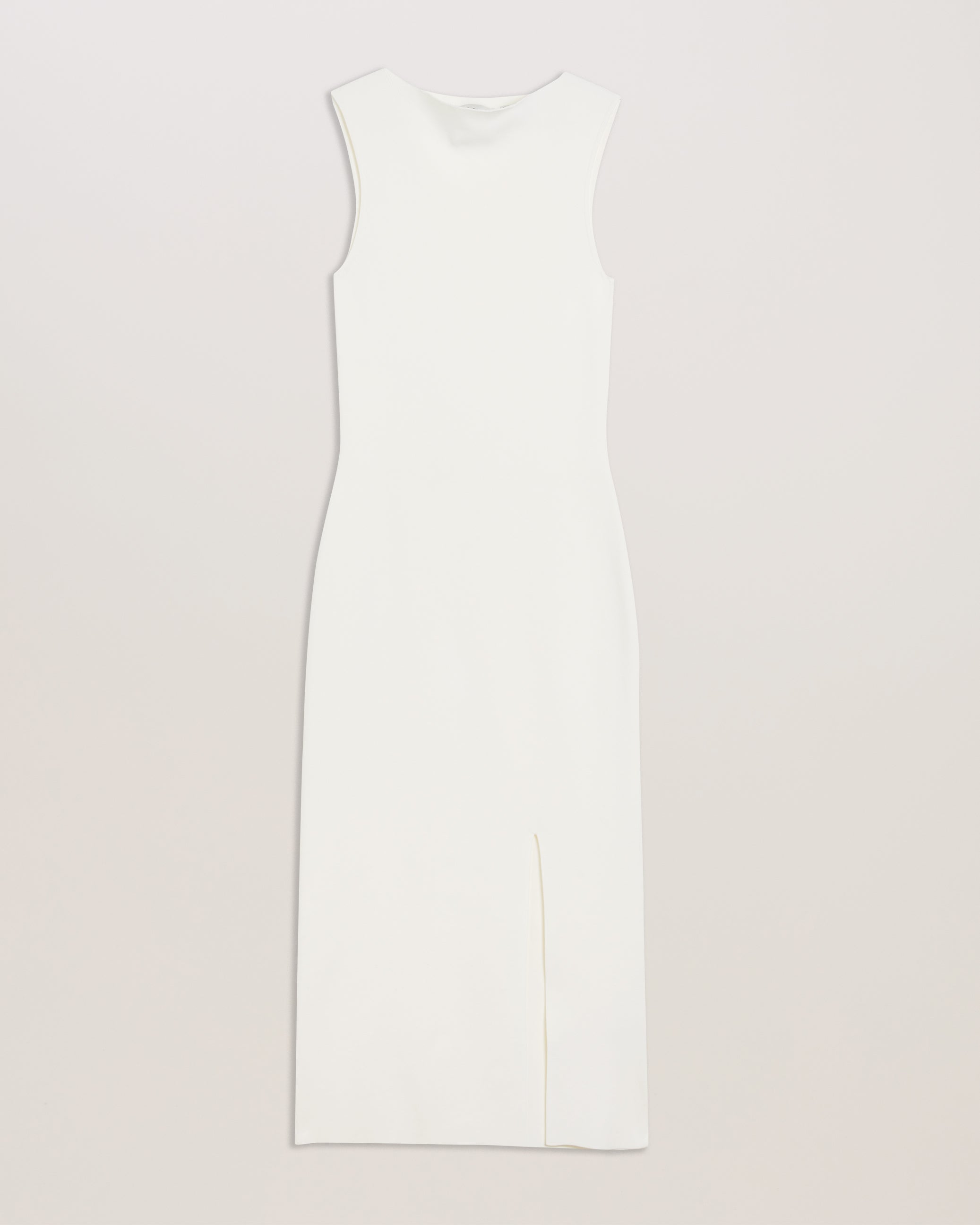 Women's Isbelli-Bodycon Knit Dress With Front Split Ivory