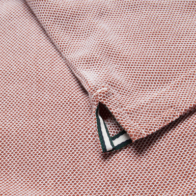 Men's Arlon-Ss Regular Fit Textured T-Shirt Brown