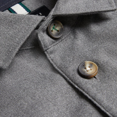 Men's Gaius-Ls Oversized Wool Blend Shirt Lt-Grey