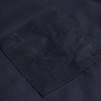 Men's Gaius-Ls Oversized Wool Blend Shirt Navy