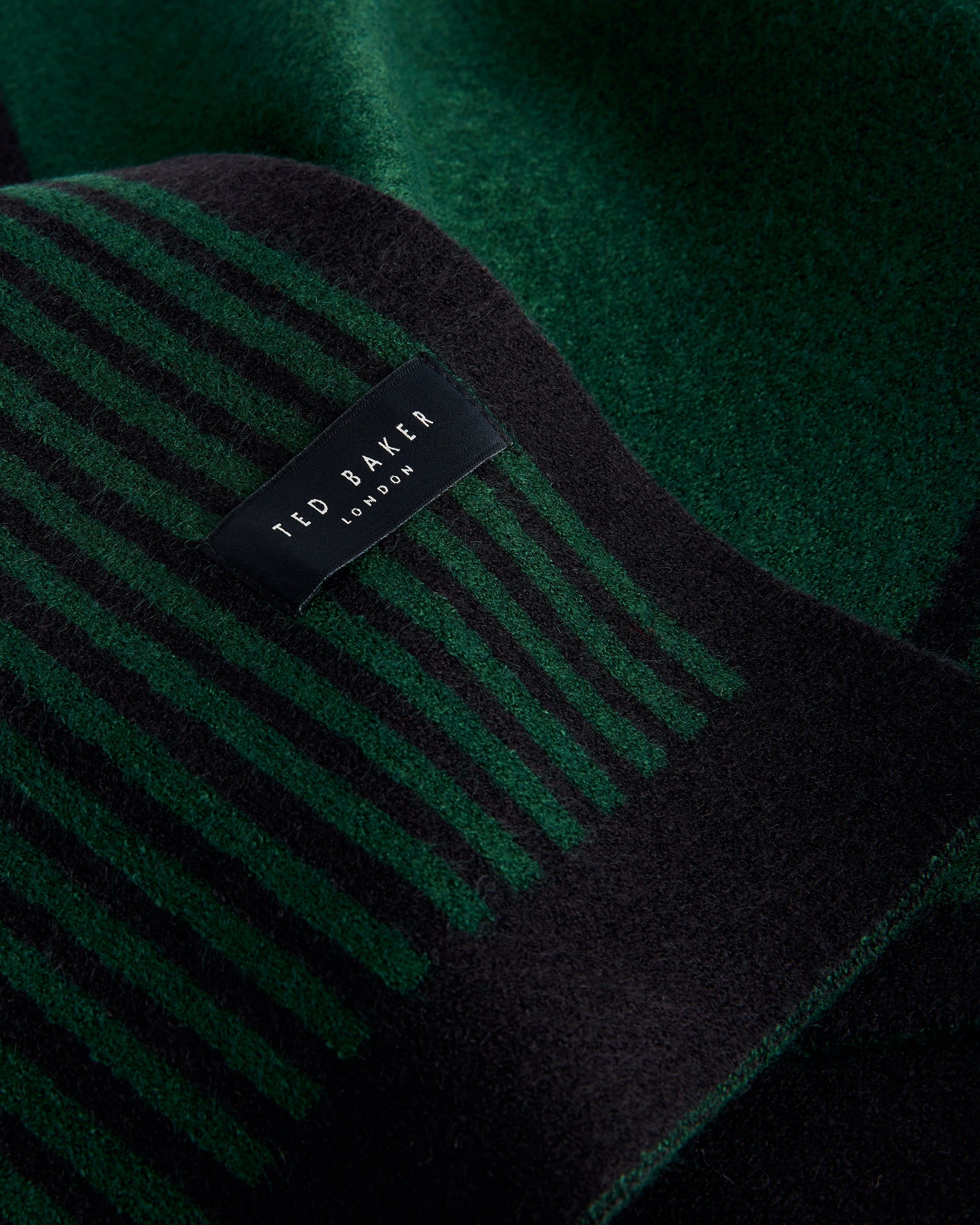 Men's Sammmis-Knitted Scarf Dk-Green