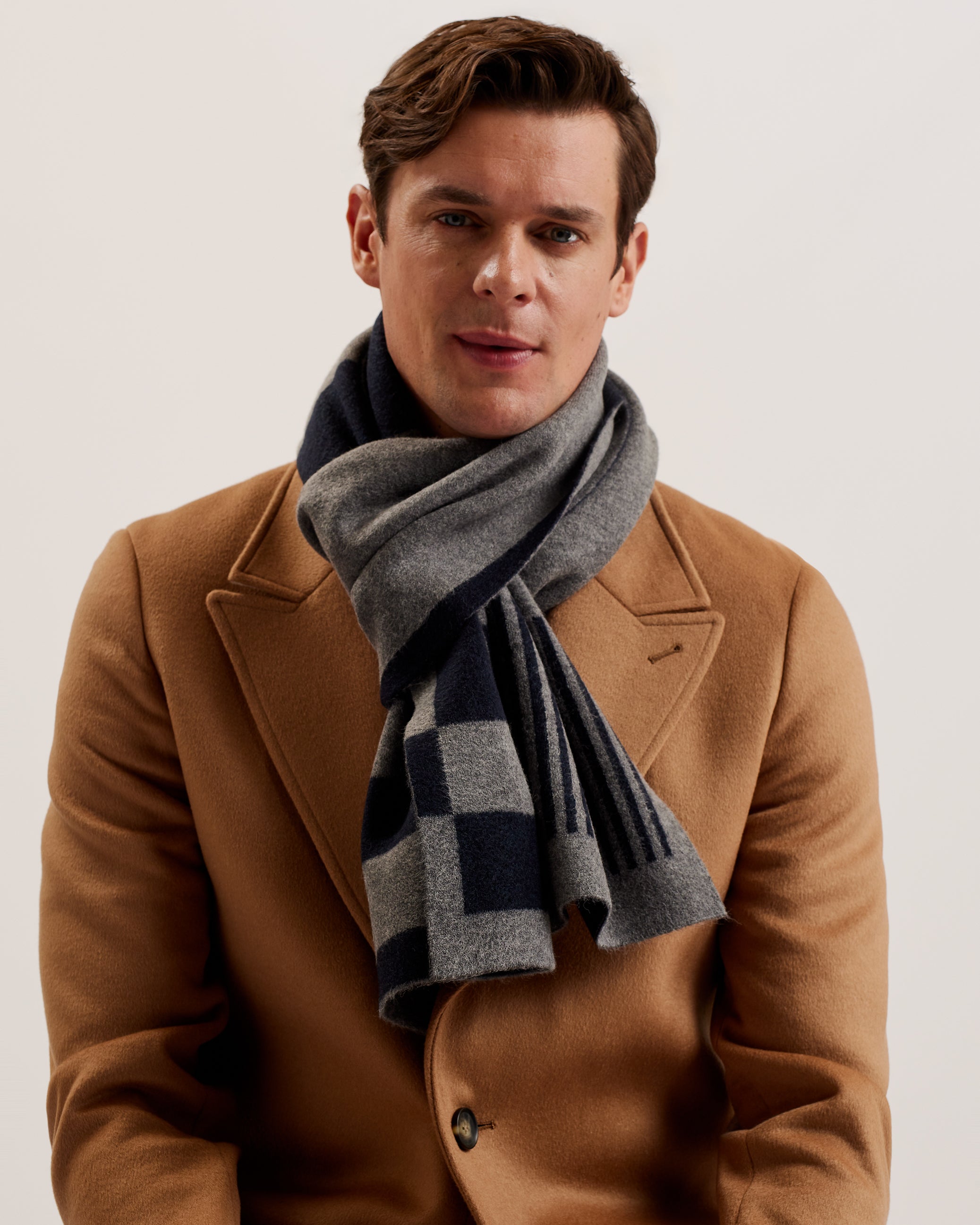 Men's Sammmis-Knitted Scarf Grey