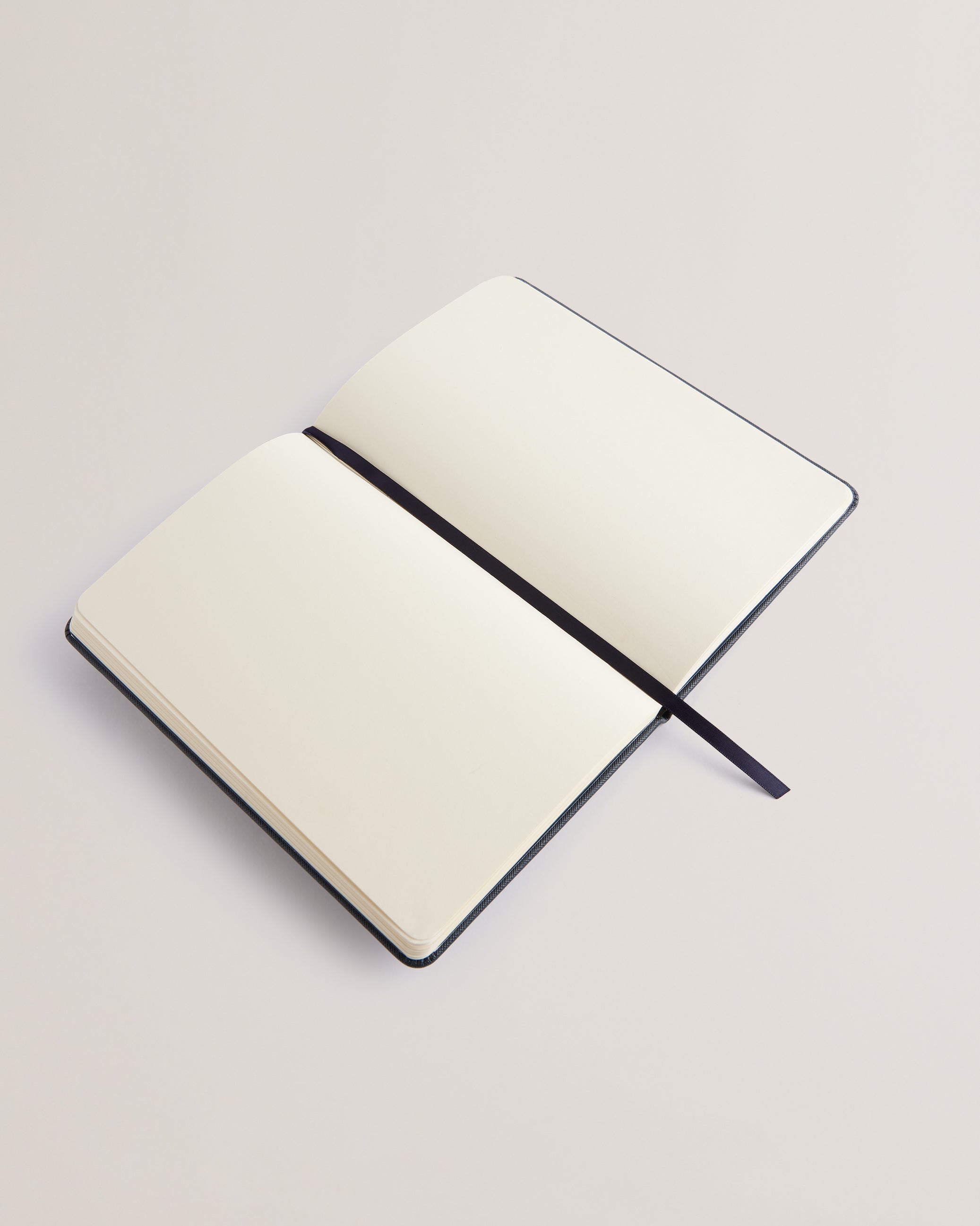 Men's Carlll-Textured Pu A5 Notebook Navy