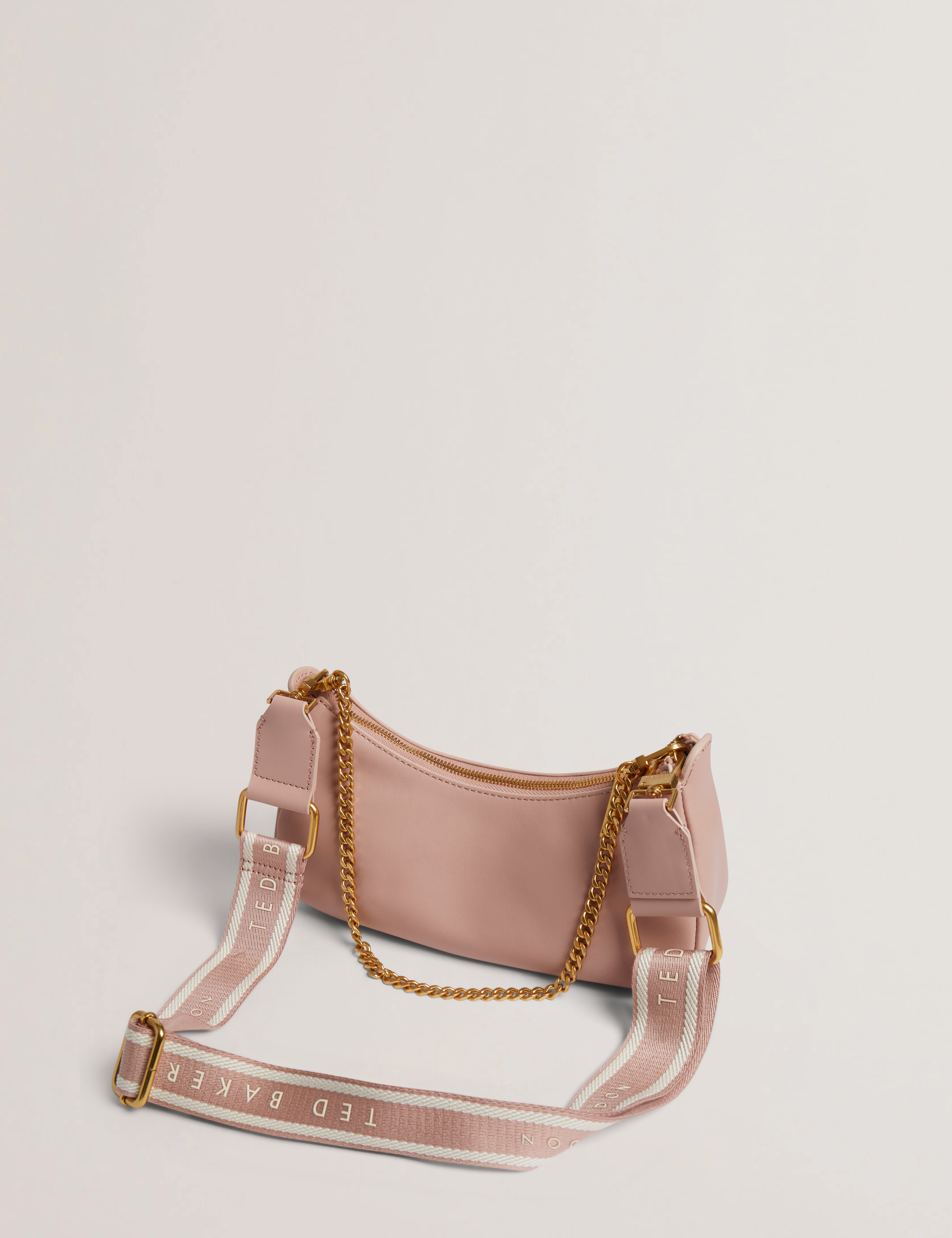 Women's ESSIY-Webbing Leather Crossbody Bag
