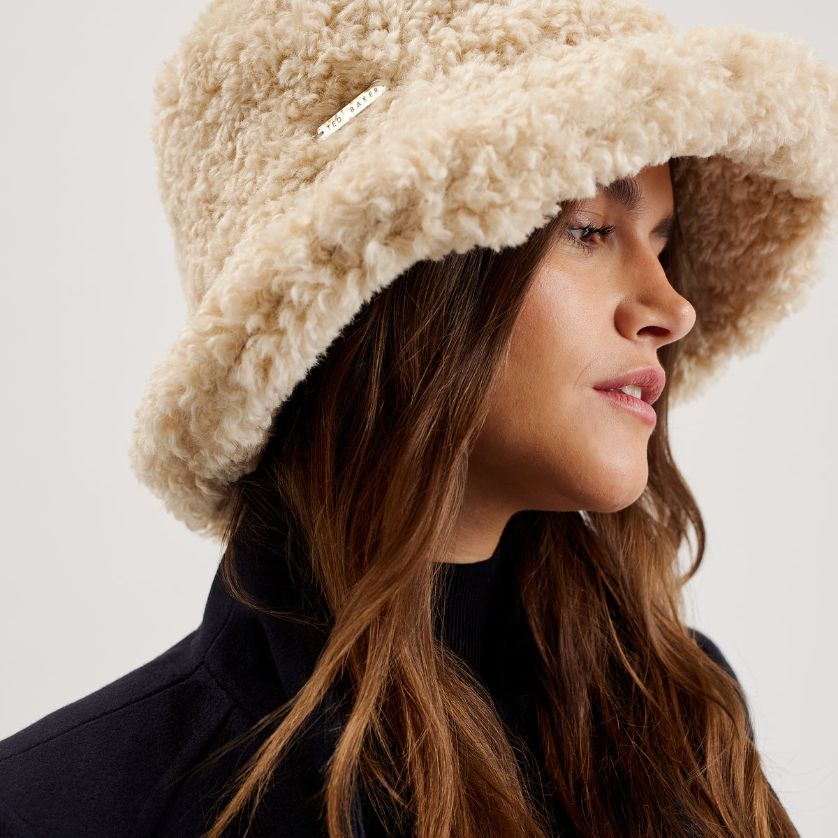 Ted Baker reversible faux fur hat Ted Baker Faux Fur Bucket Hat - Size M main image 4