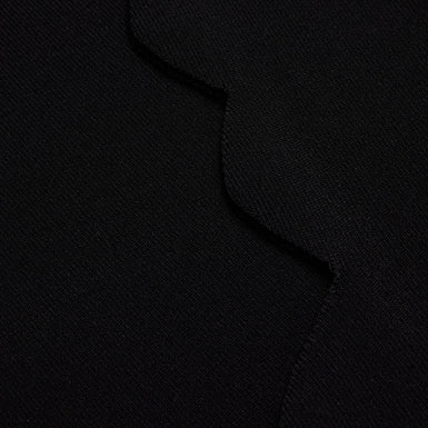 Women's Sharmha-Scallop Bodycon Midi Knit Dress Black