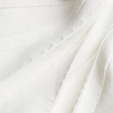 Women's Iivanna-Crew Neck Fluted Sleeve Knit Top Ivory