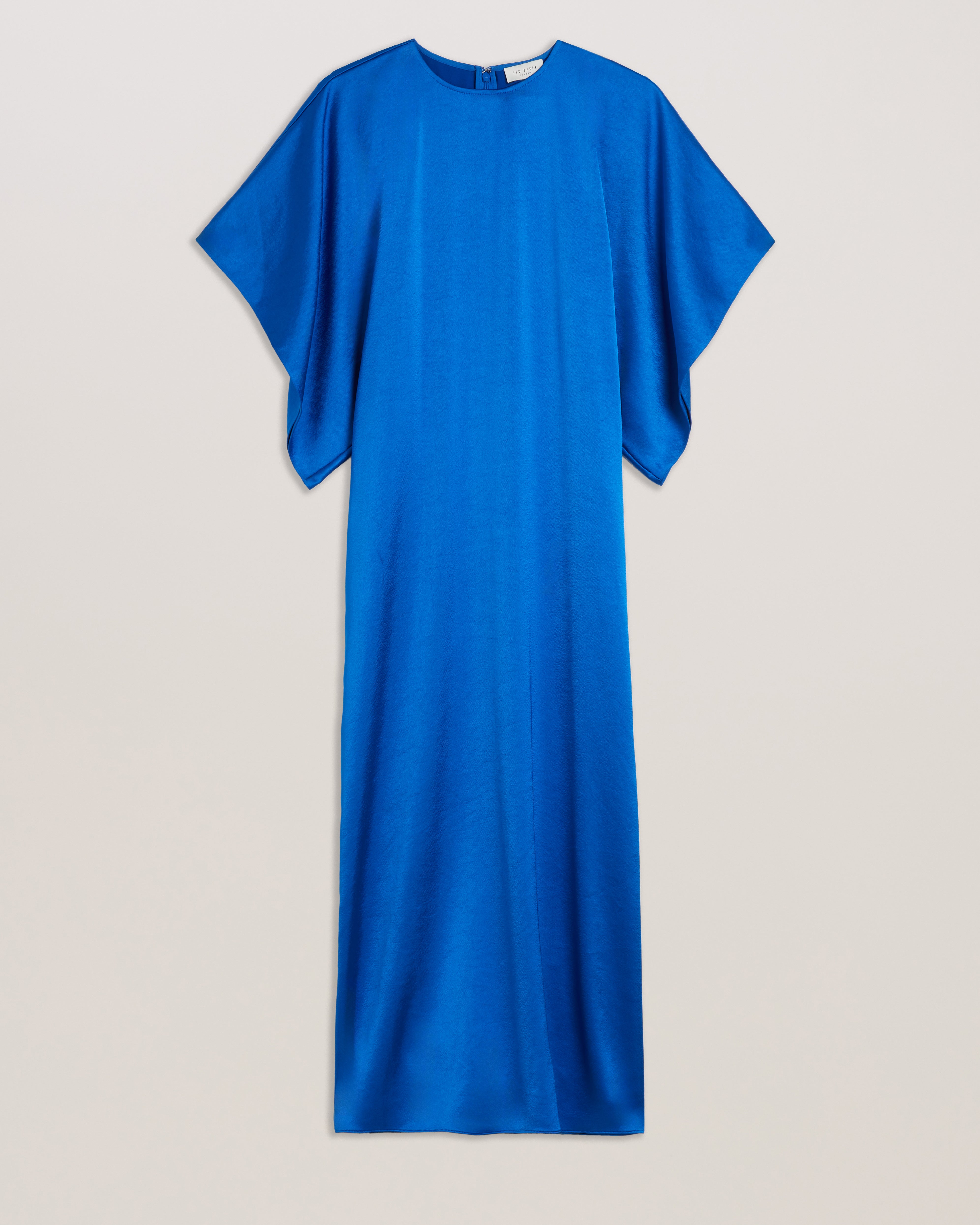 Women's Navala-Batwing Sleeve Side Split Midi Dress Blue