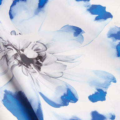 Women's Mitzic-Ponte Bodice Printed Satin Midi Dress Ivory