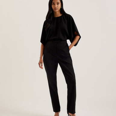 Women's Cherika-Bat Wing Sleeve Top Black