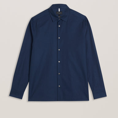 Men's Anshil-Ls Regular Jacquard Shirt Navy