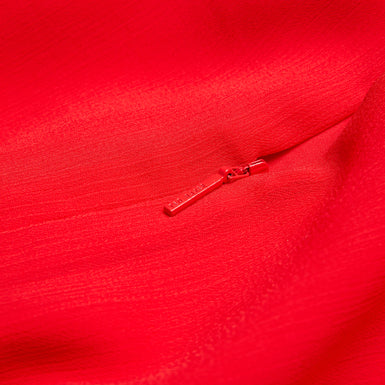 Women's Zebrina-Neck Tie Detail Long Sleeve Mini Red