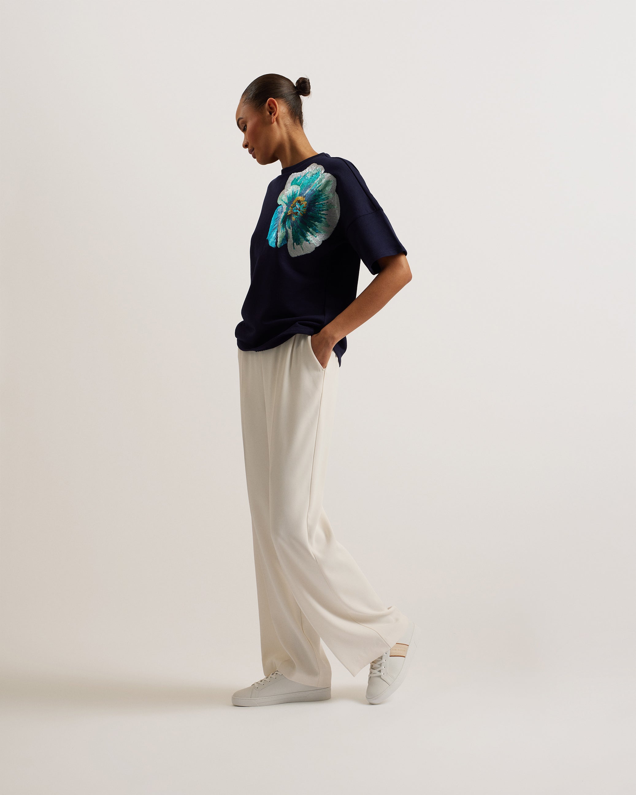 Women's Baily-Webbing Cupsole Trainer Brown