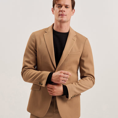 Men's Nalfanj-Cavalry Twill Sb2 Blazer Tan