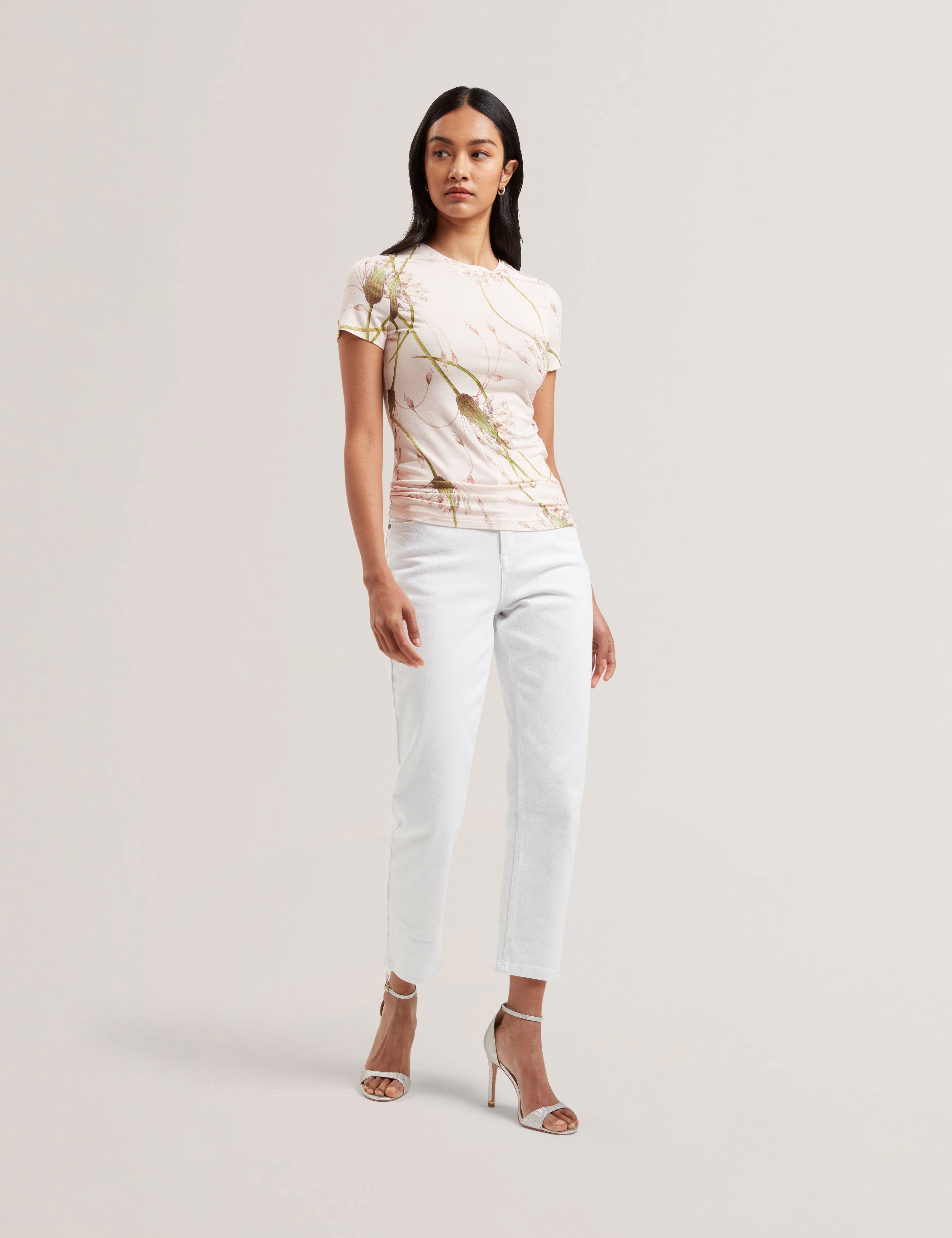 Womens LEXIII-Printed Fitted Tee