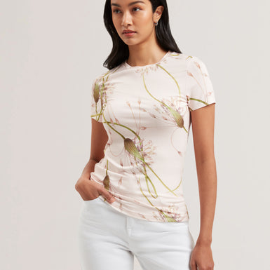 Womens LEXIII-Printed Fitted Tee