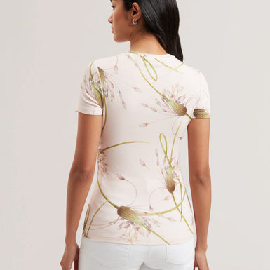 Womens LEXIII-Printed Fitted Tee