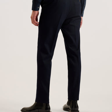 Men's Nalfant-Twill Smart Slim Tailored Trouser Navy