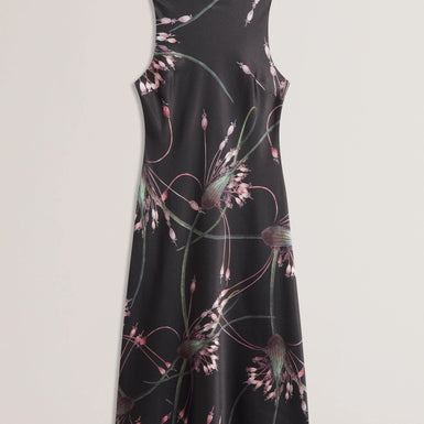 Women's Antua-Printed Cowl Neck Midi Slip Dress