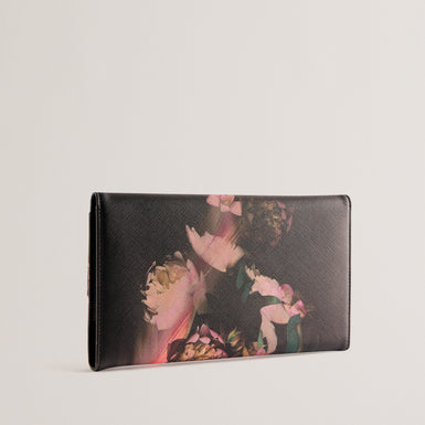 Women's Gaillsi-Printed Travel Wallet Black