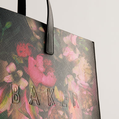 Women's Safyna-Printed Extra Large Icon Bag Jet-Black