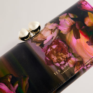 Women's Safile-Printed Bobble Purse Black