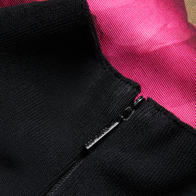 Women's Asnes-Knit Bodice Dress & Printed Wrap Skirt Black