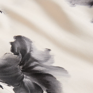 Women's Awyna-Printed High Waisted Wide Leg Trouser Black