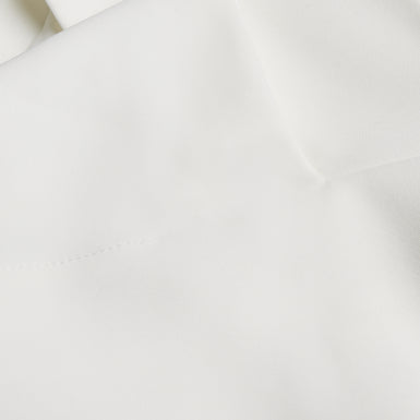 Women's Bayree-Asymmetric Folded Neckline Midi Dress White