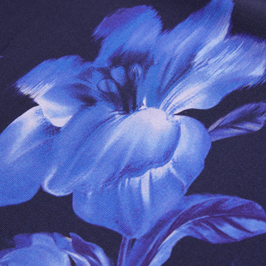 Women's Delanah-Sleeveless Printed Jersey Vest Blue