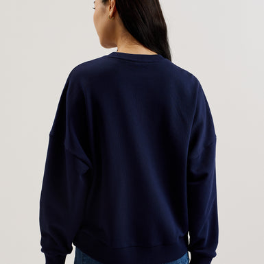 Women's Raynahh-Graphic Floral Sweatshirt Navy