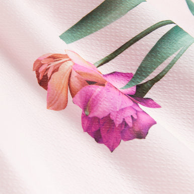 Women's Meriel-Midi Tea Dress With Puff Sleeves Lt-Pink