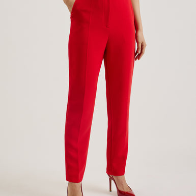 Women's Manattl-Tapered Tailored Trouser Red