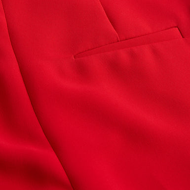 Women's Manattl-Tapered Tailored Trouser Red