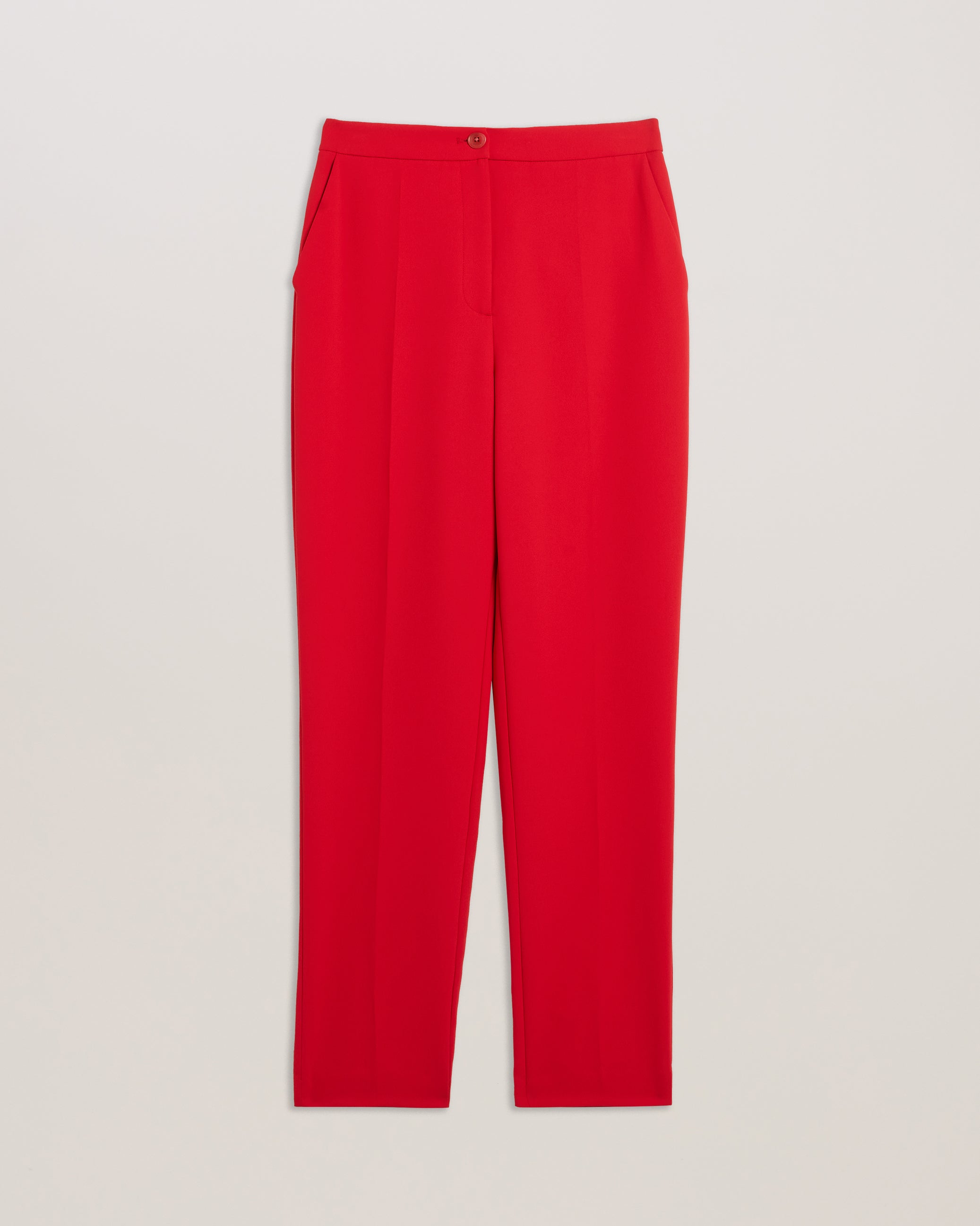 Women's Manattl-Tapered Tailored Trouser Red