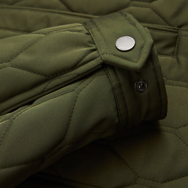 Men's Zampa-Quilted Funnel Jacket Mid-Green