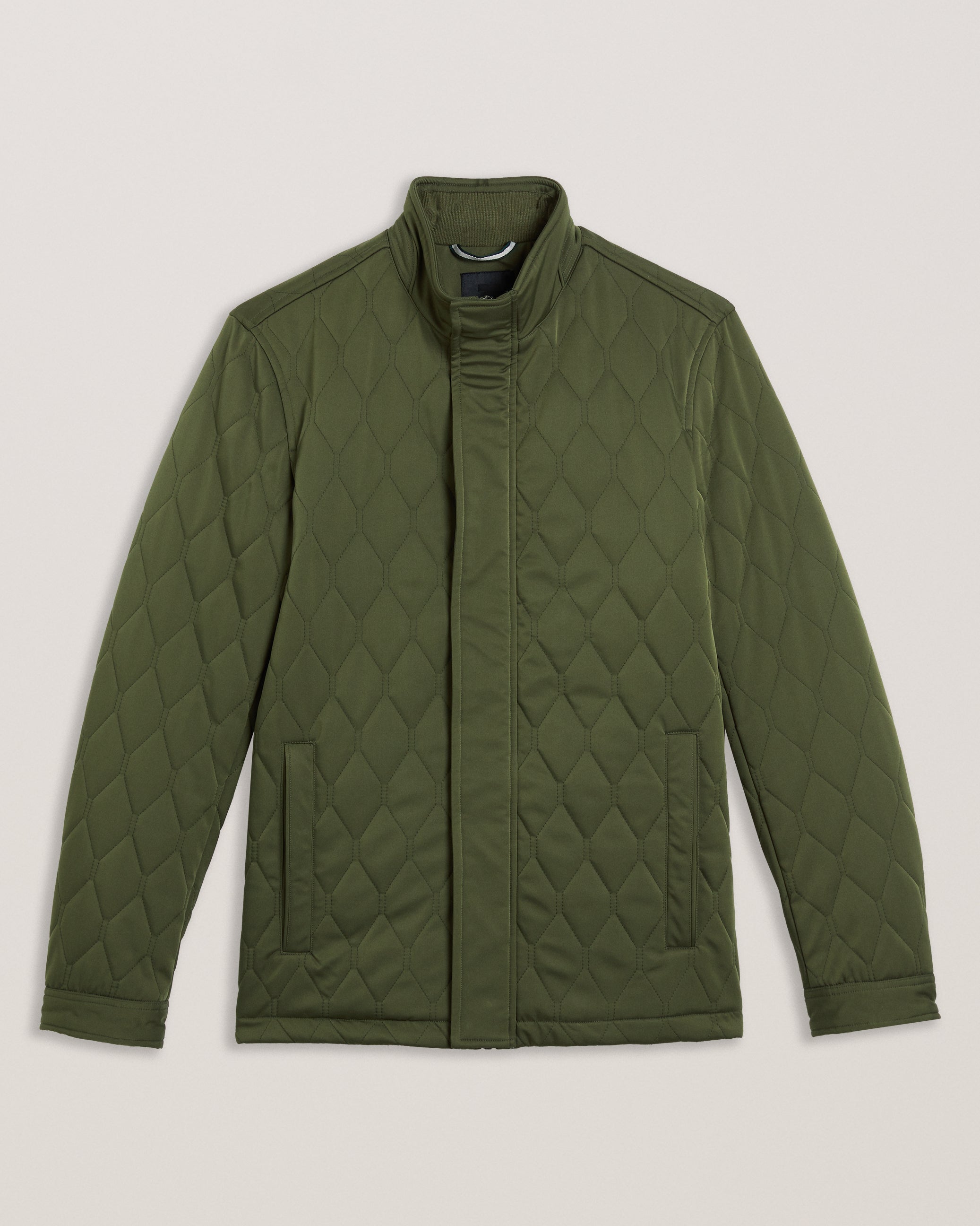 Men's Zampa-Quilted Funnel Jacket Mid-Green