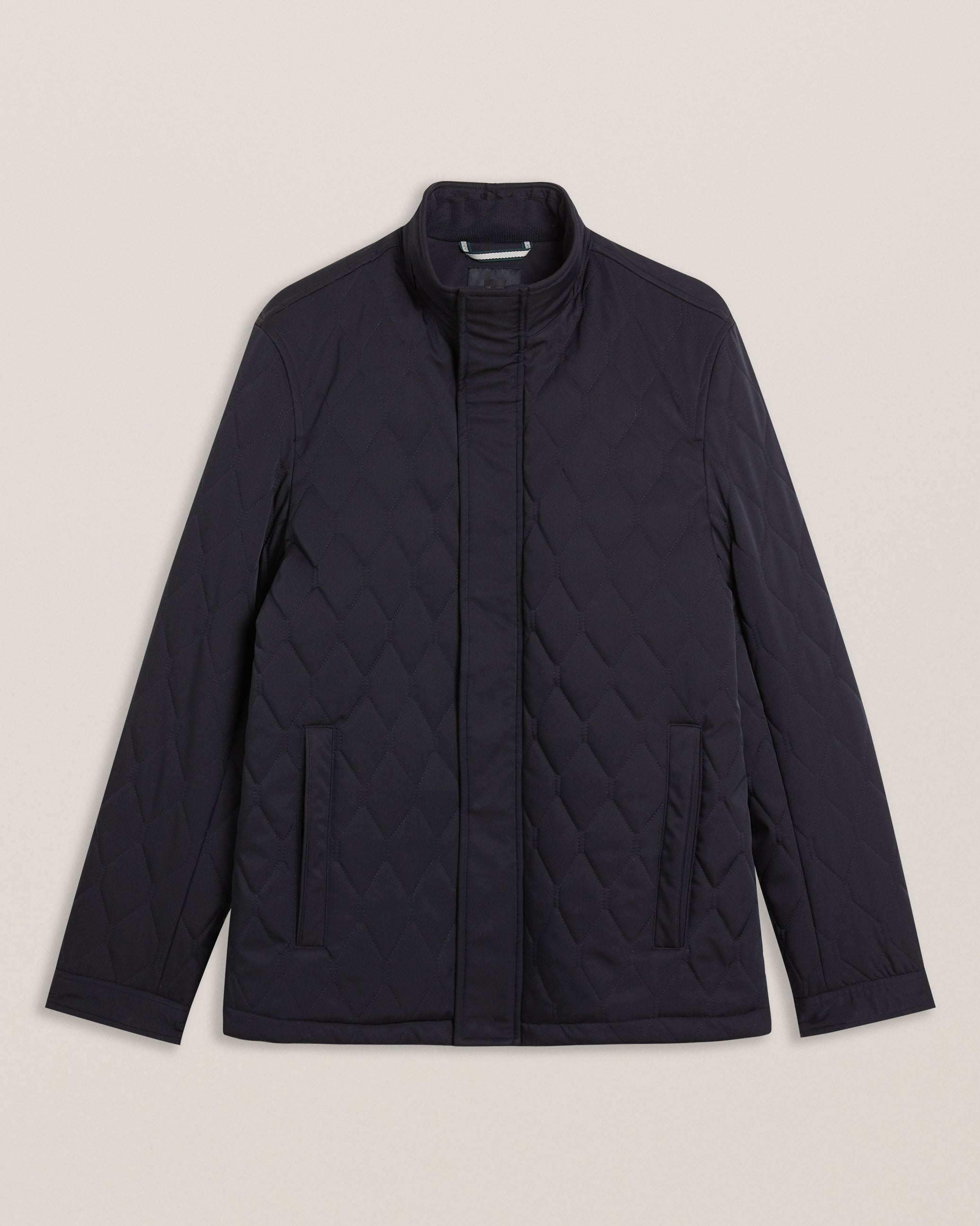 Men's Zampa-Quilted Funnel Jacket Navy