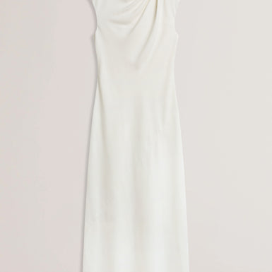 Women's KYAMOS-Drape Detail Slip Maxi Dress