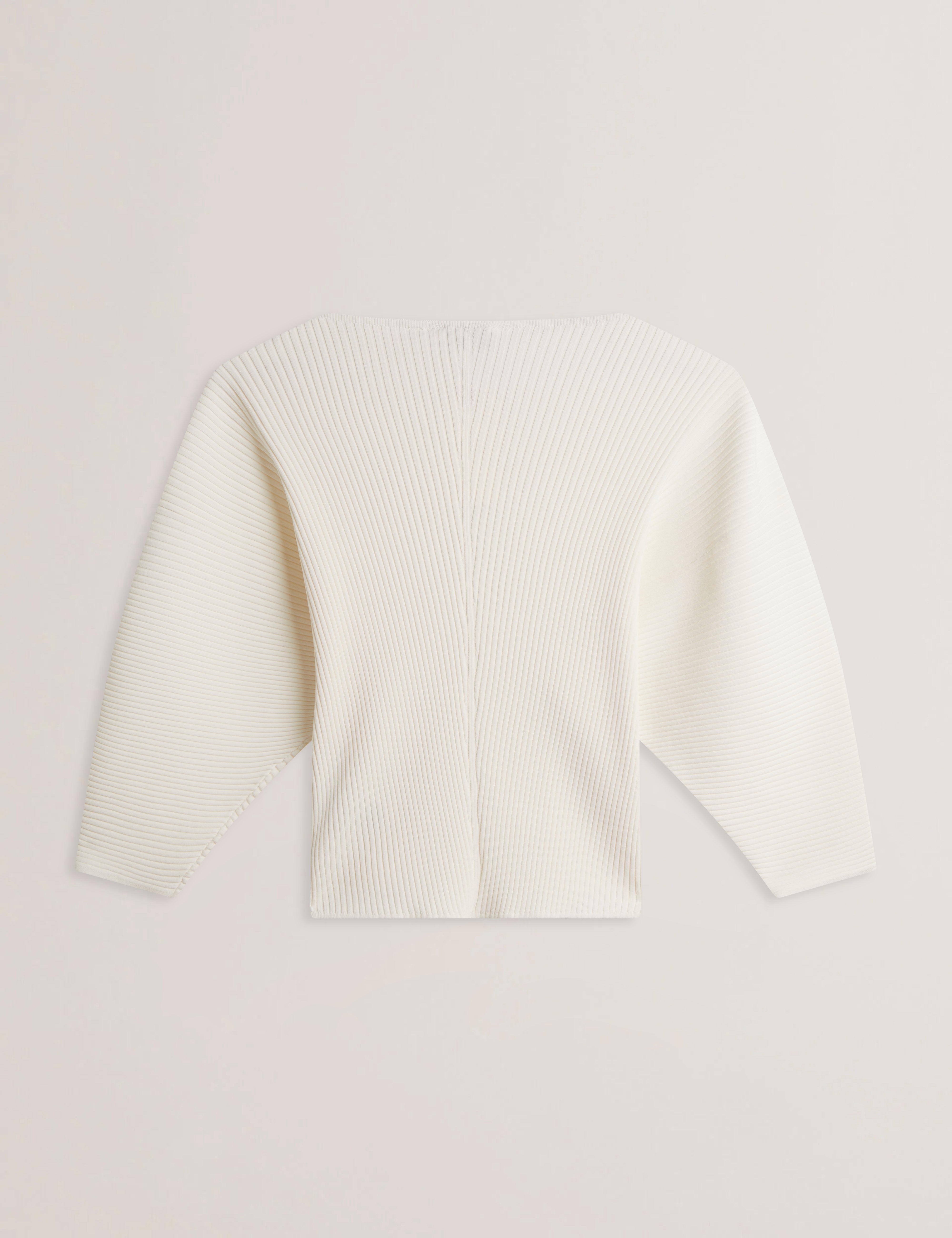 Womens LILABTH-Sculptured Rib Sweater Ivory