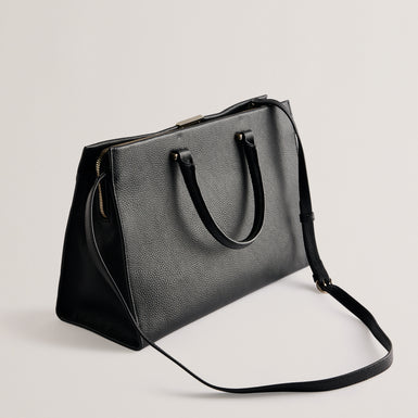 Women's Rosane-Bar Detail Medium Tote Bag Black