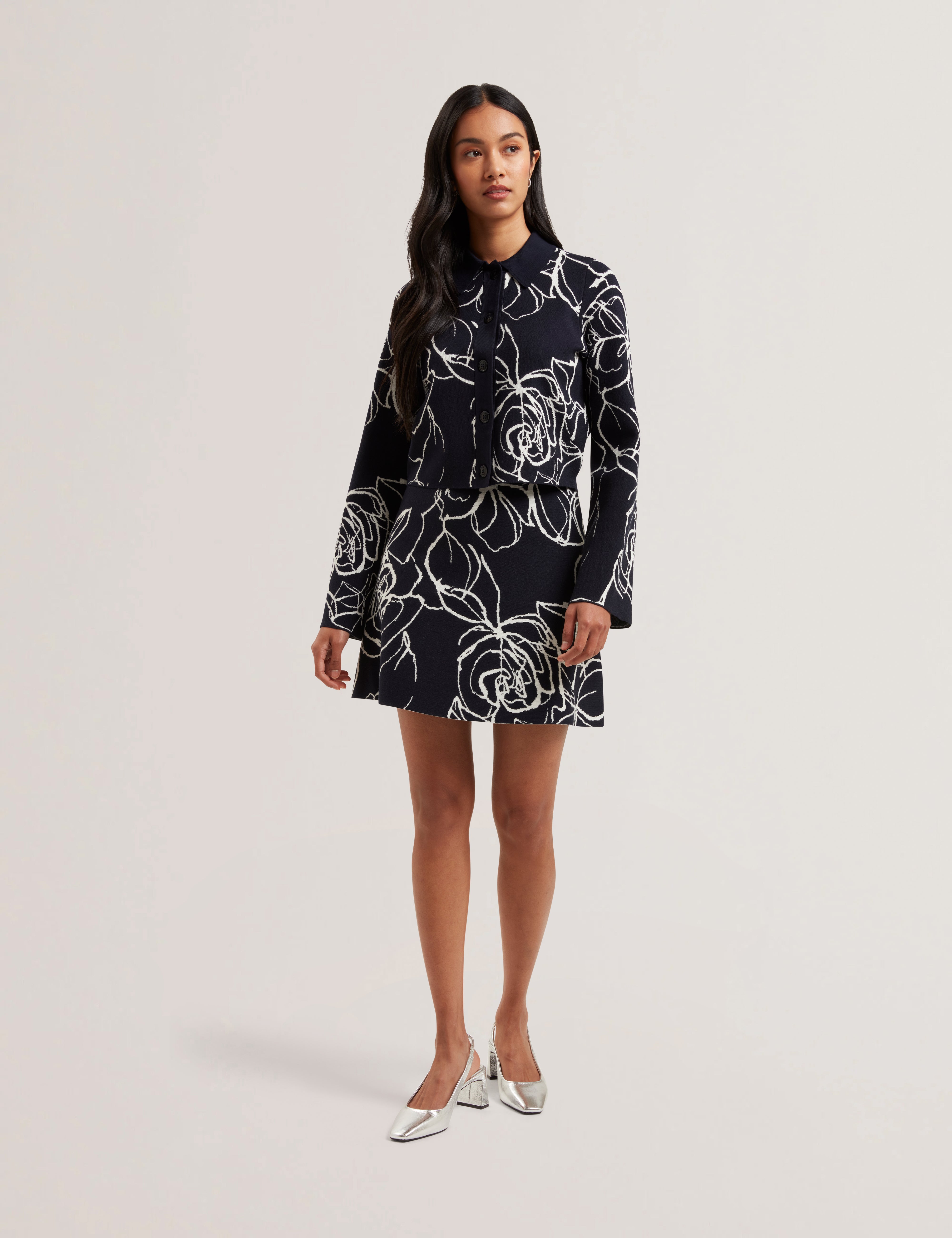 Women's AURBRRY-Jacquard Knit Mini Skirt